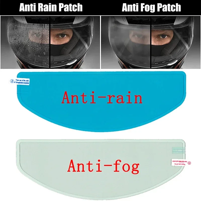 Motorcycle Helmet Clear Anti-Fog Rainproof Film Helmet Lens Durable ...