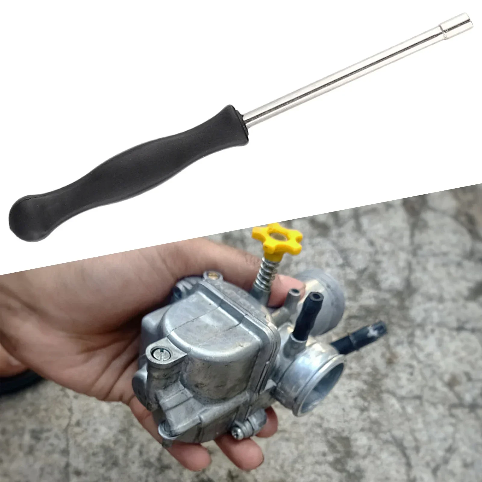Kit Outil Réglage Carburateur 14 Pièces - Pour Tronçonneuse, Débroussailleuse, Petit Moteur 2 Temps - Acier Inox - Sac Inclus