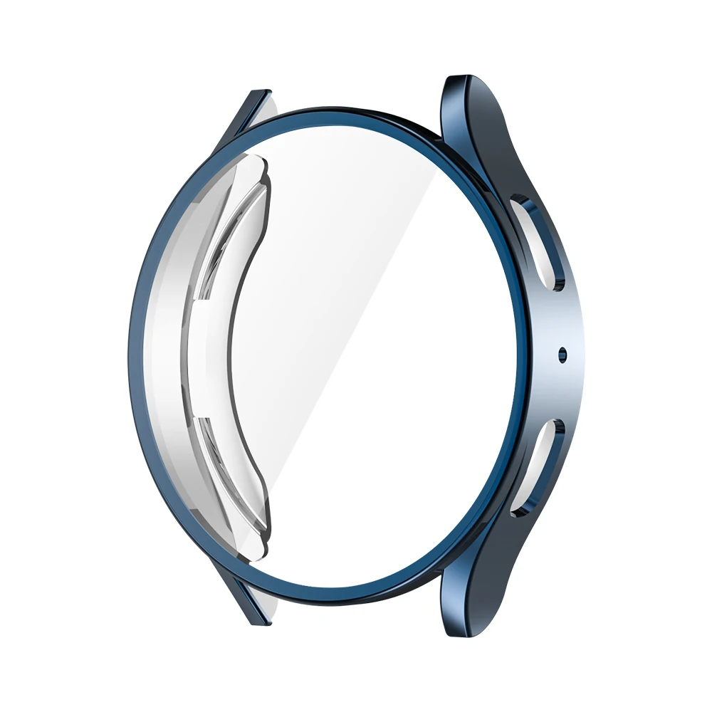 thumbnail image 1 of Funda protectora para Samsung Galaxy Watch 7 4 5 6 40 mm 44 mm, funda de silicona TPU, protección de pantalla, accesorios completos, 1 of 5