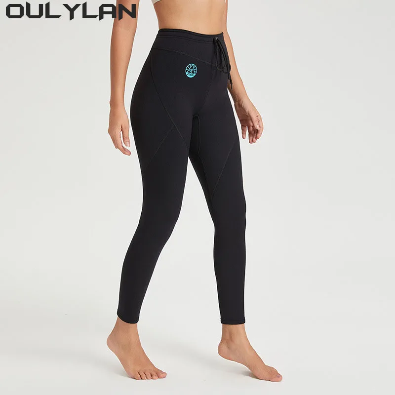 

Oulylan Trousers Warm And Cold Swimming Snorkeling Diving Surfing 1.5MM Neoprene Diving Pants Men Women Sailing Diving Pants