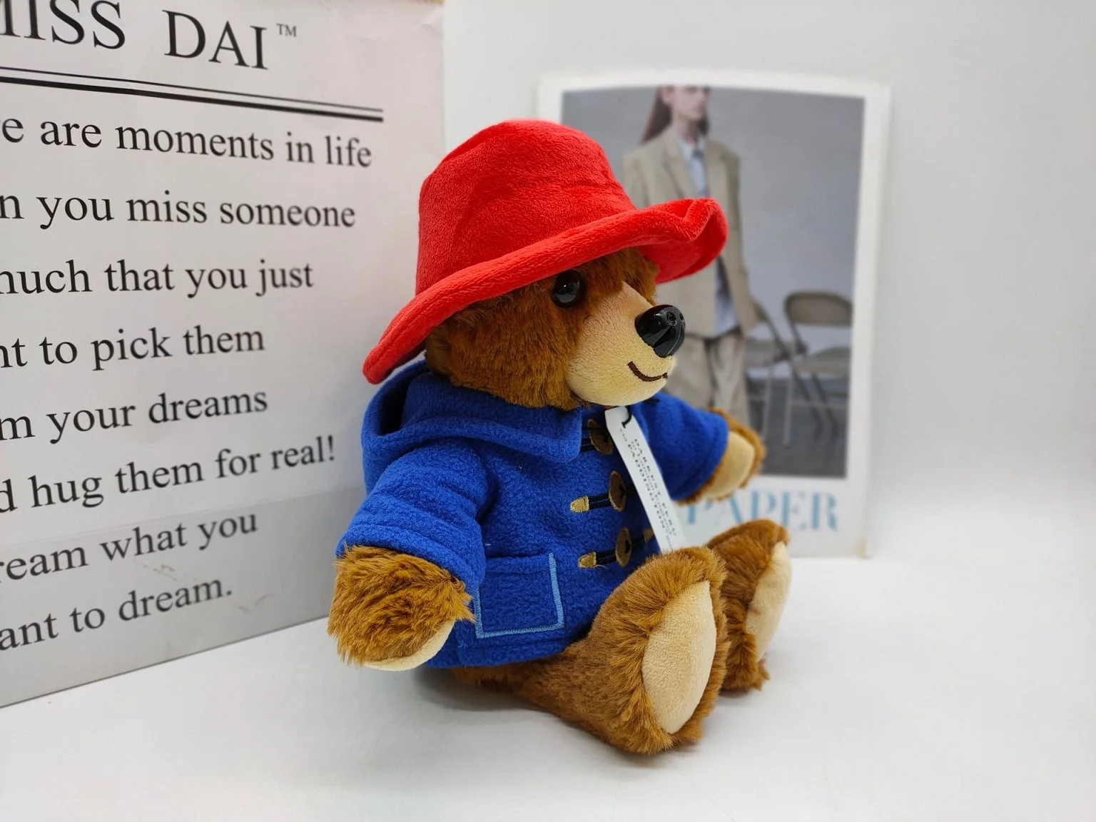 Britain Paddington Bear plush dolls Kawaii Small Bear Stuffed Dolls High  Quality Children Christmas Birthday Gifts 30cm