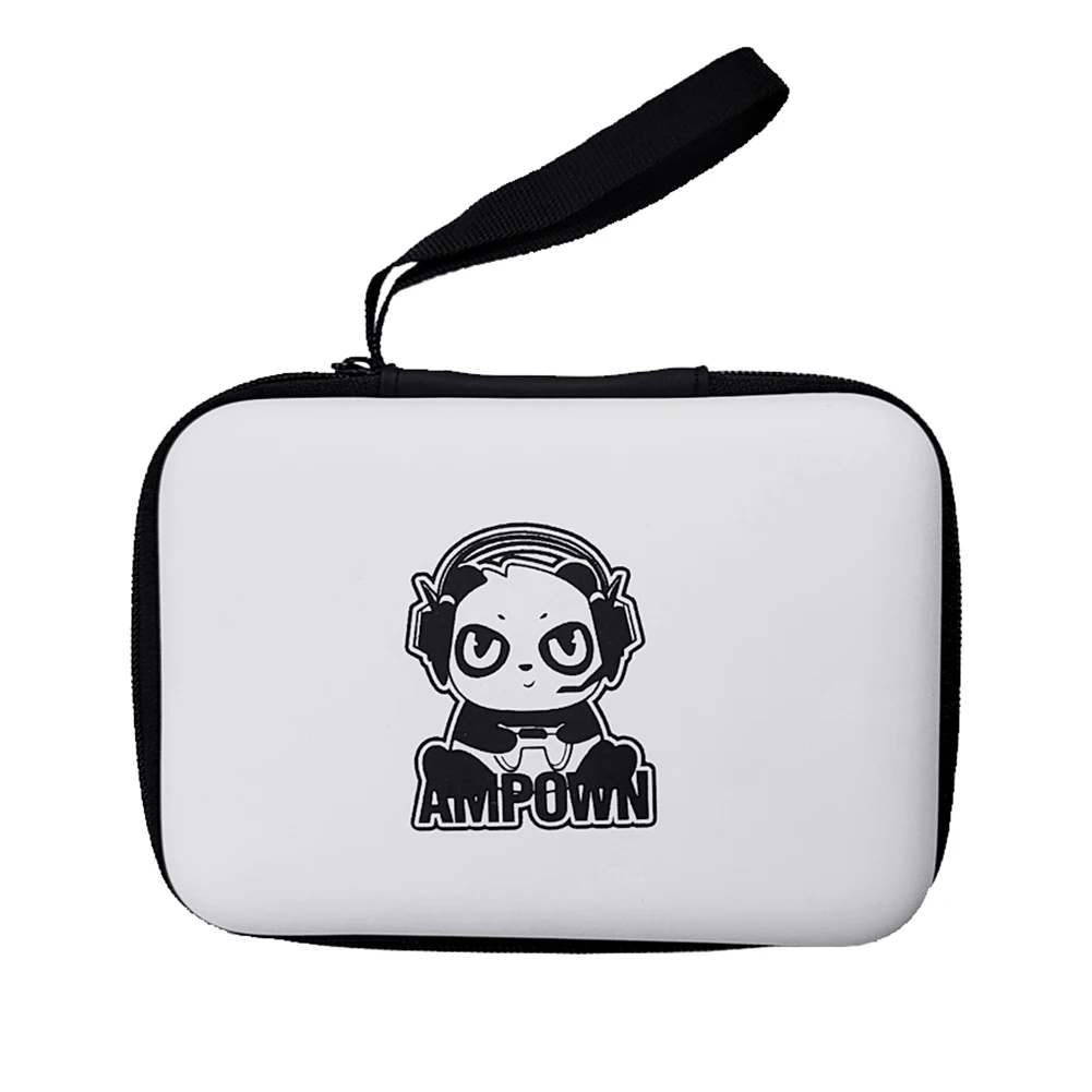 Handle Bag Anti Scratch Console Protect Case with Mesh Pocket Game Console Storage Case for XU10 ANBERNIC RG35XX Miyoo Mini Plus