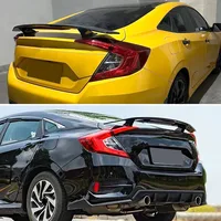JDM GT Style Universal Rear Wing Trunk Spoiler Air Deflector Dam Tail Decoration For 99% Sedan Cars Tuning Accessories 4