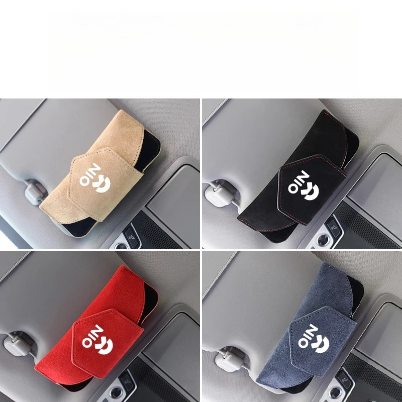 NIO ES6/ES8/EC6/ET7 차량용 안경 케이스 차량용 플립 퍼 선글라스 안경 보관 클립 클립 선글라스 홀더