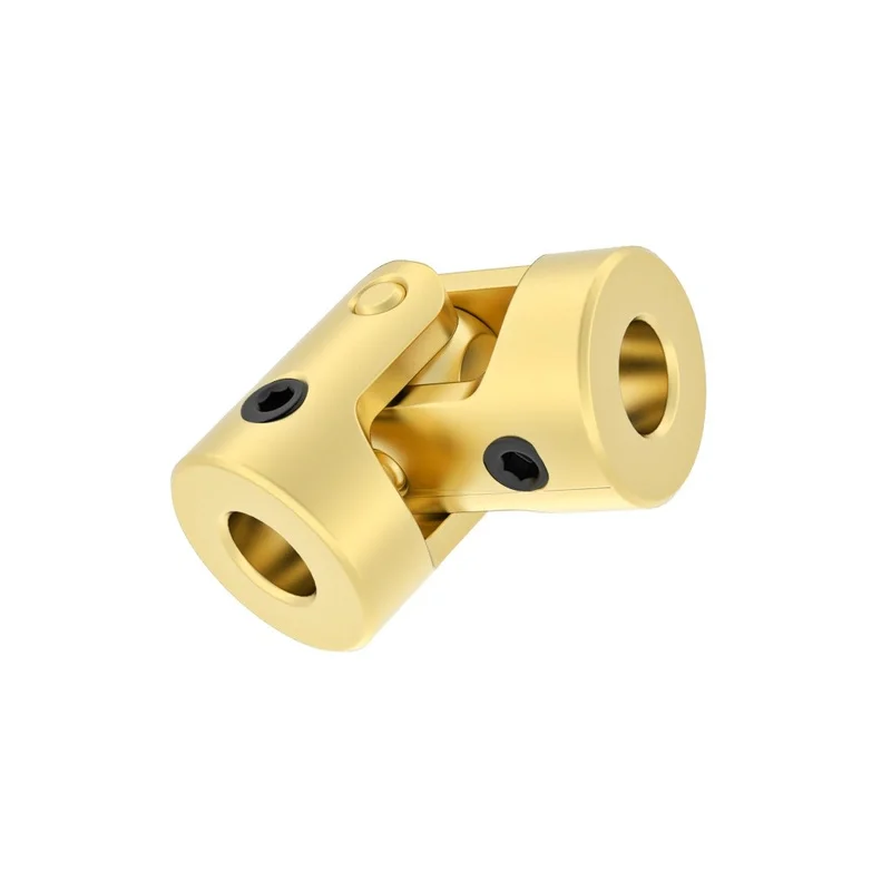 Mini Coupling Brass Universal Joint 3mmx3mm Diameter 7mm Length 13mm For Model Ship