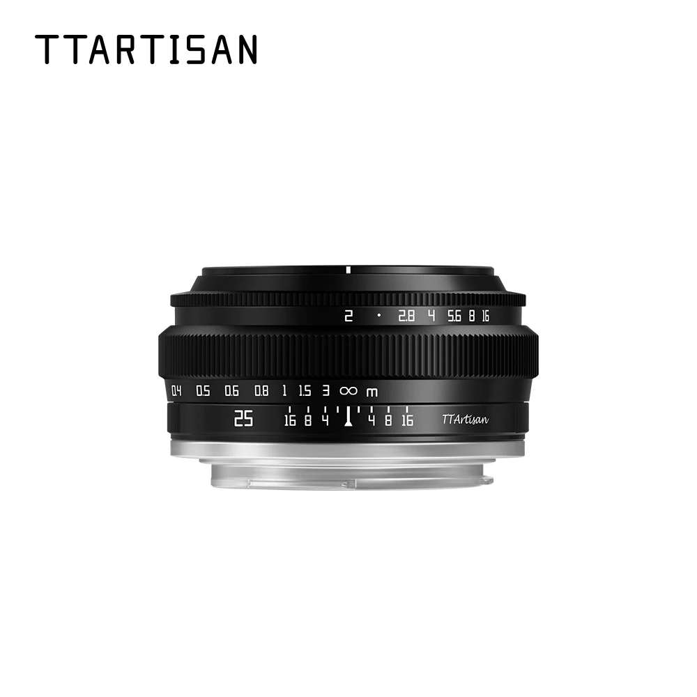 Obiettivo Per Fotocamera Ttartisan 25Mm F2 Per Sony E Mount A6400 Fujifilm Xa Xt4 Xt30 Canon M50 R7 R10 Panasonic Olympus M43 Nikon Z30 Z50