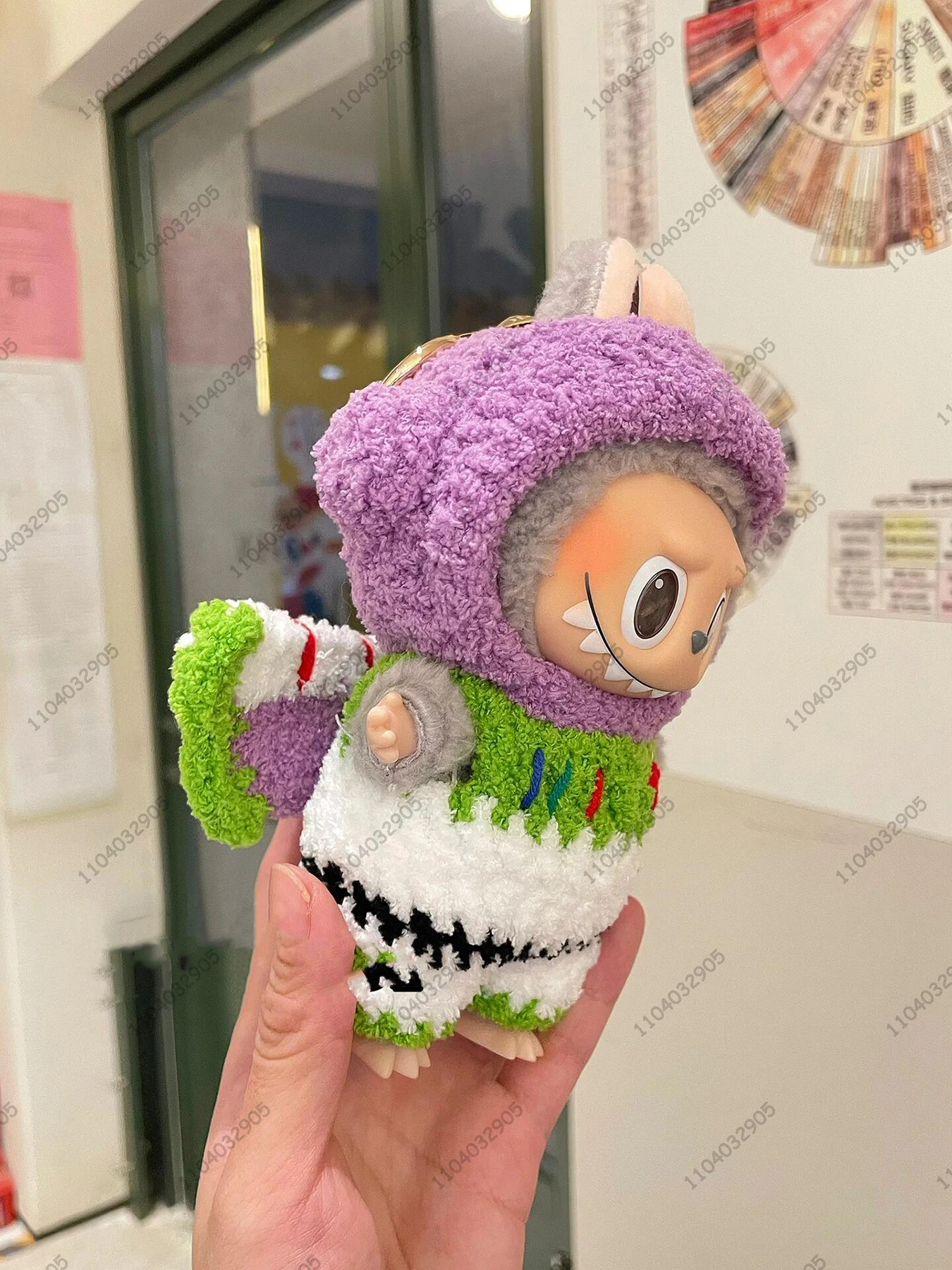 Labubu The Monsters Toy Story Woody Costume Buzz Lightyear Doll Clothes 1：1 Original Replica Vinyl Doll Action Figure Bag Charm