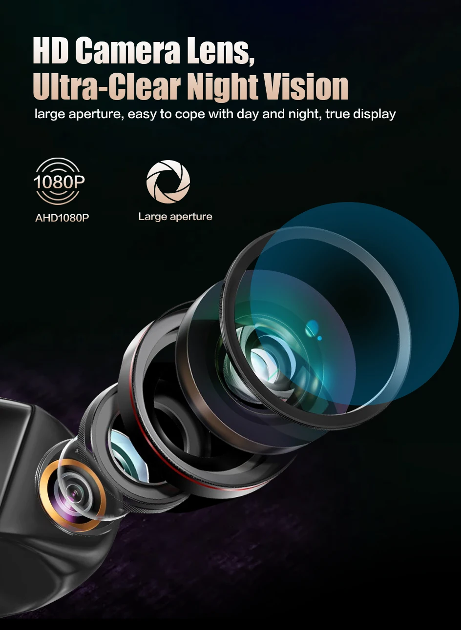 Description Picture 5 of itemCVBS AHD 1080P Vehicle Trunk Handle Car Reverse Backup Fisheye Lens Camera For Audi A1 A3 /Skoda Fabio/Yeti Superb Roomster