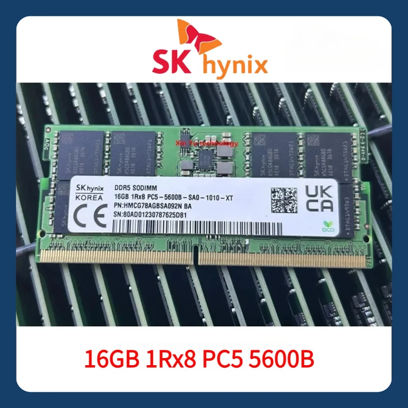 SK ハイニックス 16GB 1Rx8 PC5 5600B DDR5 5600MHz SO-DIMM RAM 純正