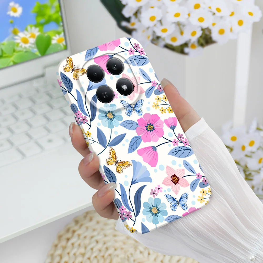 Vibrant Floral Design Phone Case - Durable Hard Cover with Screen Protection