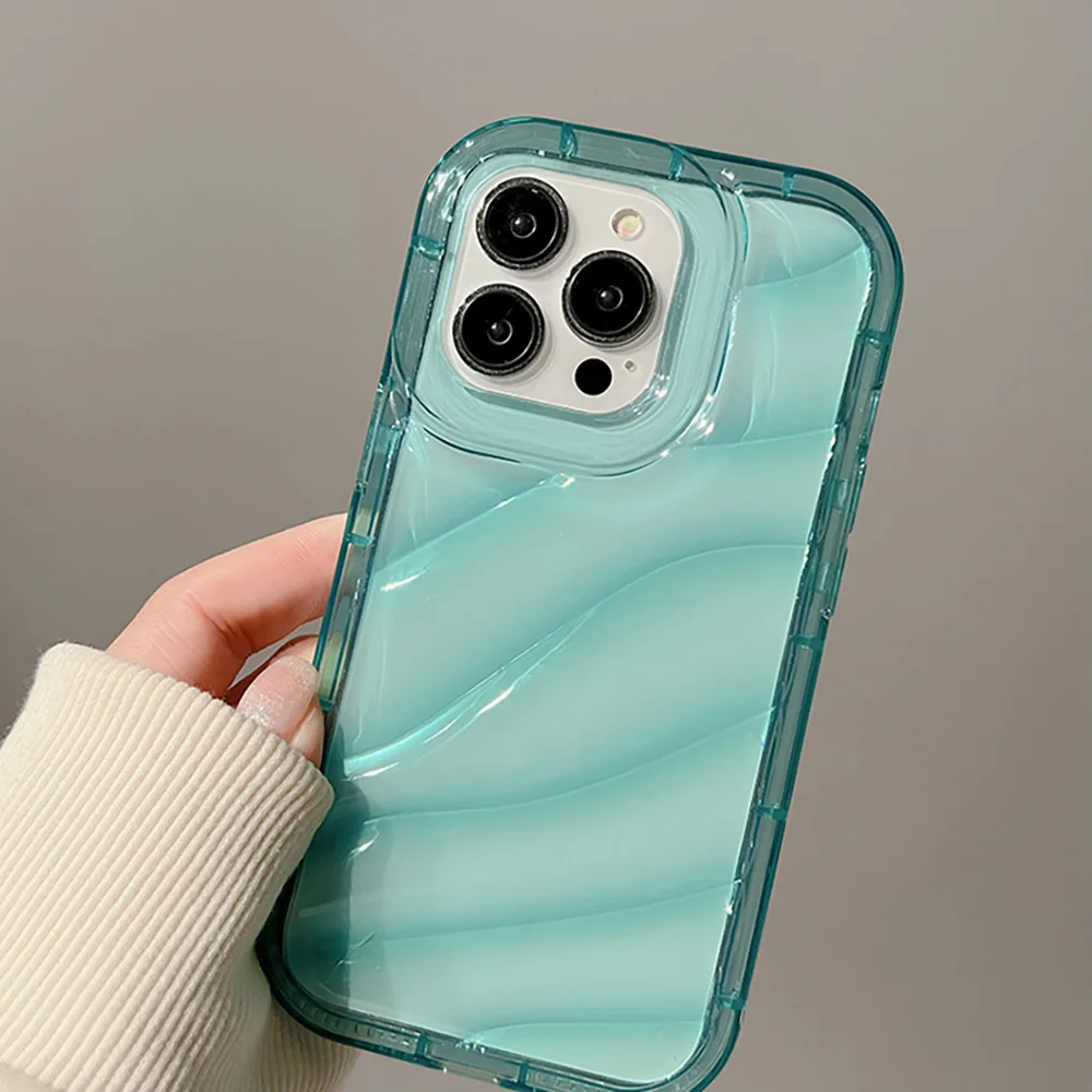 thumbnail image 1 of Fundas de teléfono con láser de espejo para iPhone 16 Pro Max Funda para iPhone 13 15 Plus 12 14 11 13 X XR XS 6 8 7 SE Bling Aurora Funda trasera suave, 1 of 5