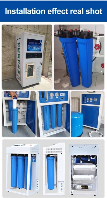 20 นิ้ว 3 ขั้นตอนเครื่องกรองน้ําสีฟ้าขนาดใหญ่ที่อยู่อาศัยเครื่องกรองน้ําสําหรับเครื่องกรองตะกอนน้ําที่บ้าน 6