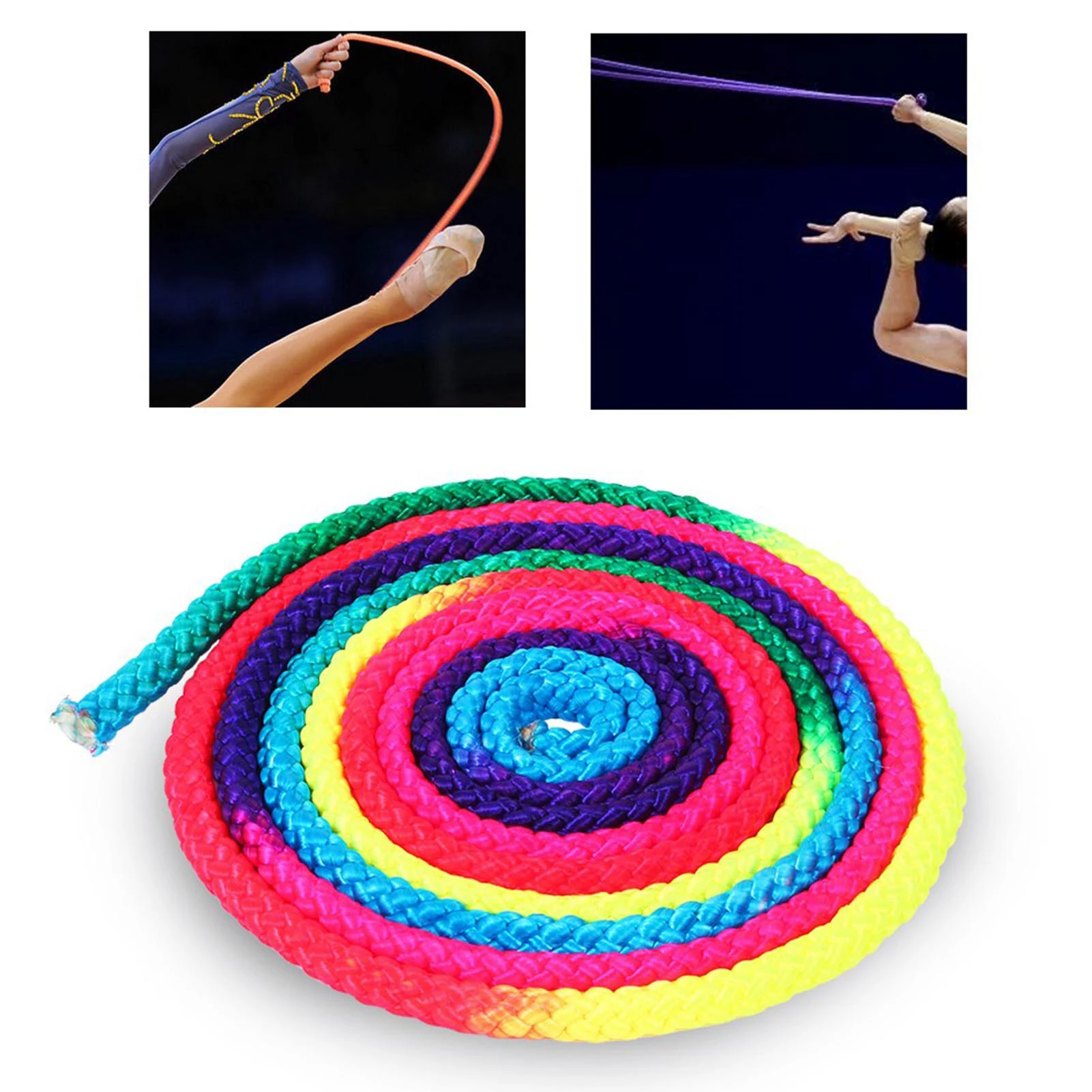2.8m Colorful Gymnastic Rope High Strength Rhythmic Dancing Training Rope