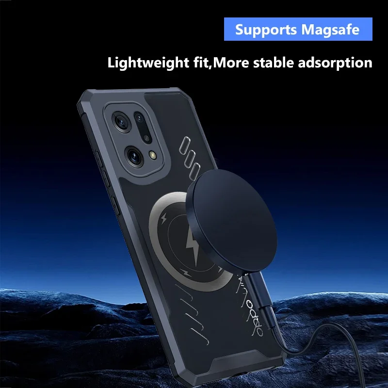Enhanced Heat Dissipation Transparent Phone Case - Full Cover, Anti-Drop, Wireless Charging Compatible