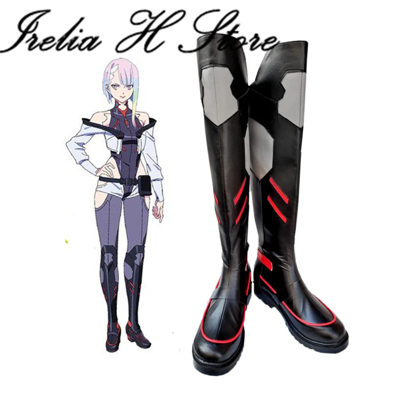 

Irelia H Store cyber 2077 punk Lucy Thackery Cosplay shoes Lucy Shoes