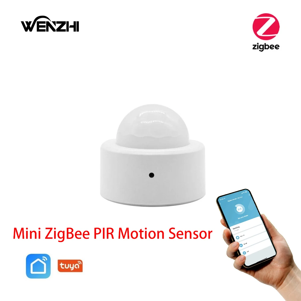 ZigBee Motion Sensor PIR IR Automation Human Body Infrared Detector Wireless Security Mini Tuya Smart Life Home Alexa Compatible
