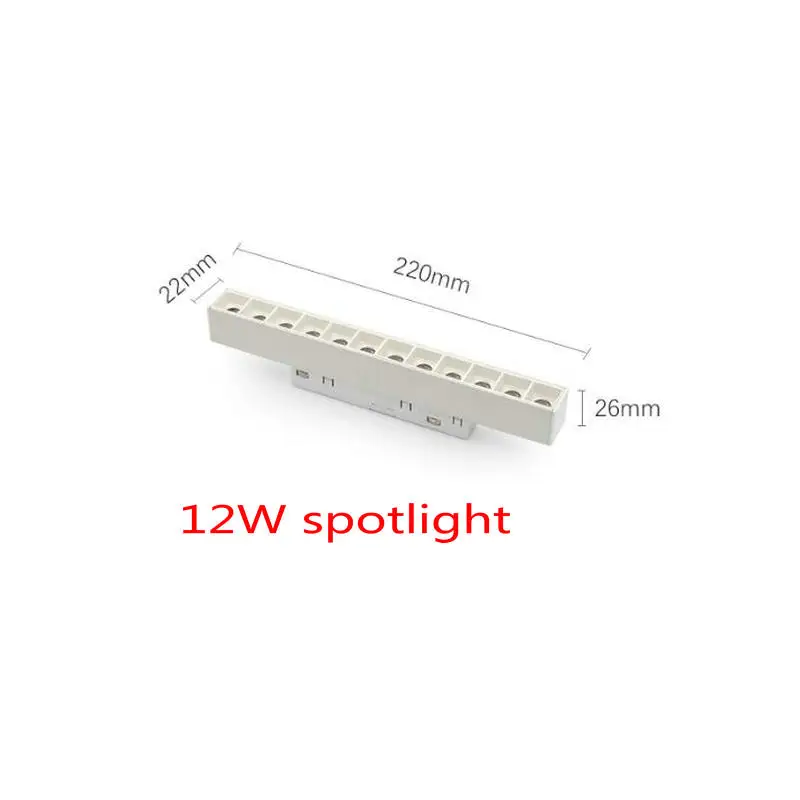 Description Picture 6 of itemMagnetic Track Lights Embedded LED Spotlight Living Room Without Main Light Lighting Grille Lamp Series