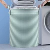 Foldable Round Dirty Clothes Laundry Basket Household Bathroom Storage Bucket Toy Clothes Storage Bag Organizer 3