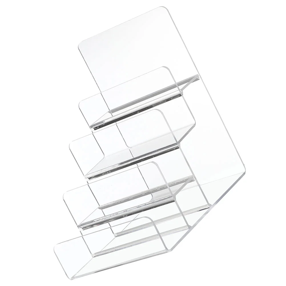 

Clear Acrylic Multi-Tier Display Stand Acrylic Riser Display Shelf Acrylic Wallet Display Organizer