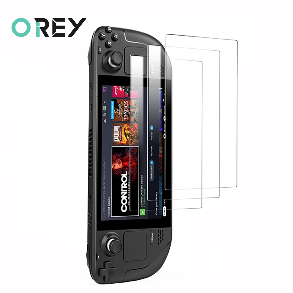 

2/1 PCS Tempered Glass For Steam Deck Game Console 9H Film For Steam Deck Screen Protector Accessories Anti-scratch Glass