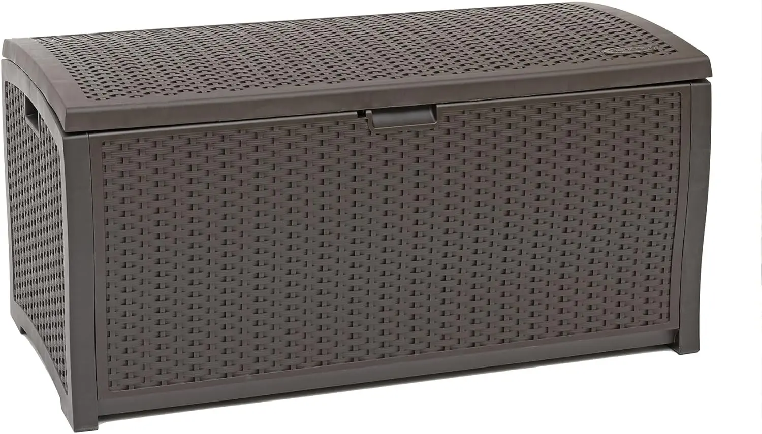 

Уличная плетеная пластиковая корзина Suncast DBW9200 для хранения веранды, 99 галлонов, с ручками для внутреннего дворика, сада, гаража или бассейна для всех W