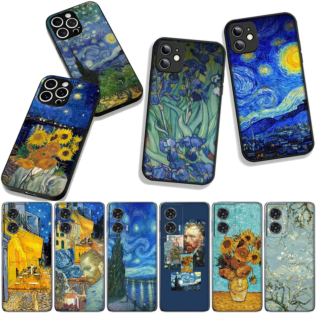 Starry Night Van Gogh Painting Phone Case Cover