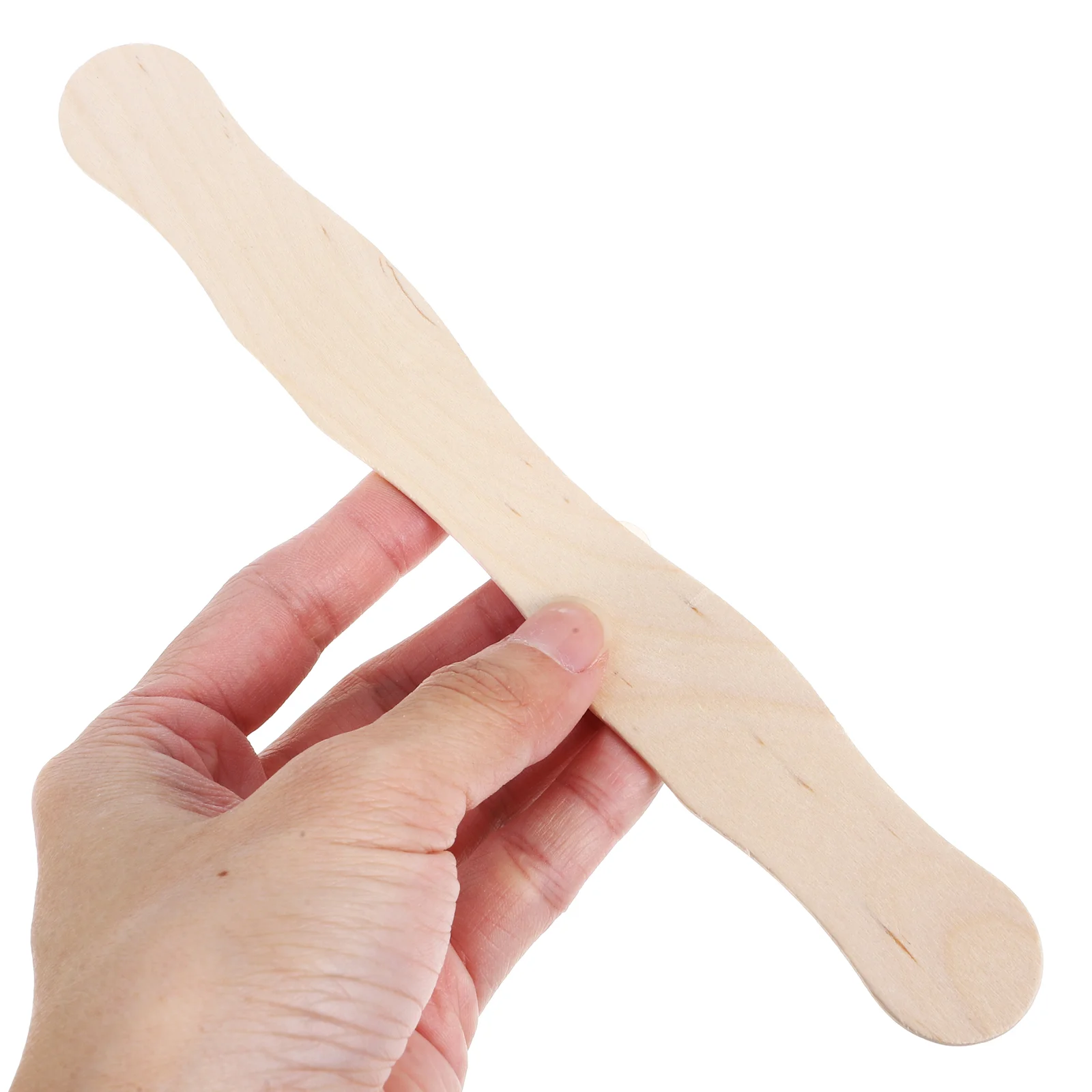 60 Pcs Fan Accessories Handheld Fans Sticks Circular Wood Rod Chinese Style Handle Round Manual