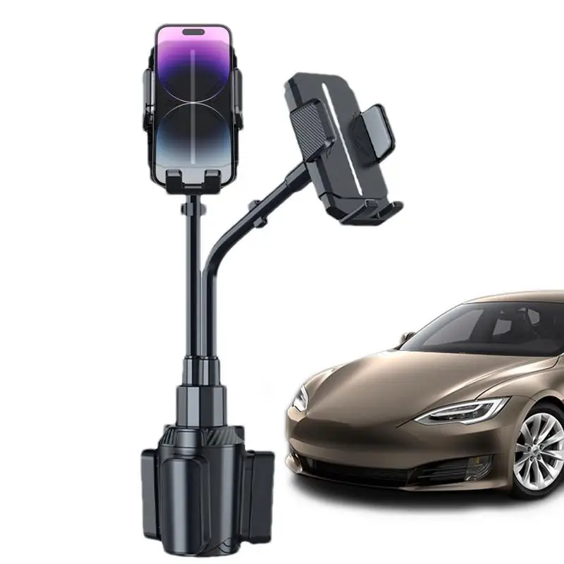 Telephone Expander Car Phone Holder Double Phone Expander Stand Long Flexible Neck ...