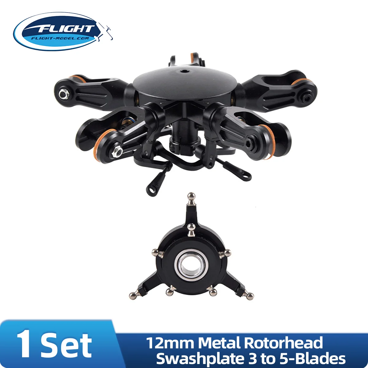 ロートルヘッド3ブレード12mm,4ブレード5ブレード,ヘリコプター用700