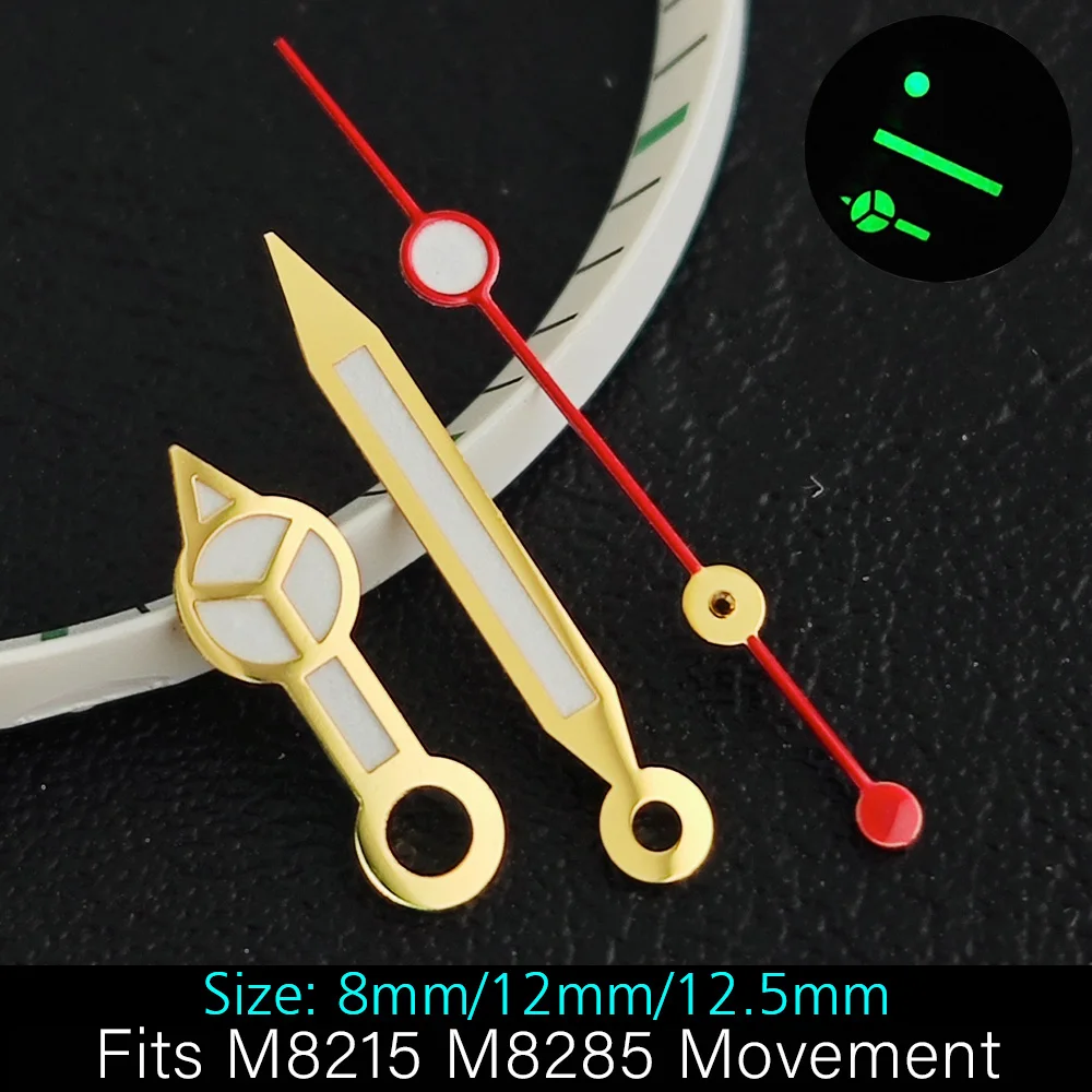 Luminous Green/Blue-Green Watch Hands - Premium Replacement Parts