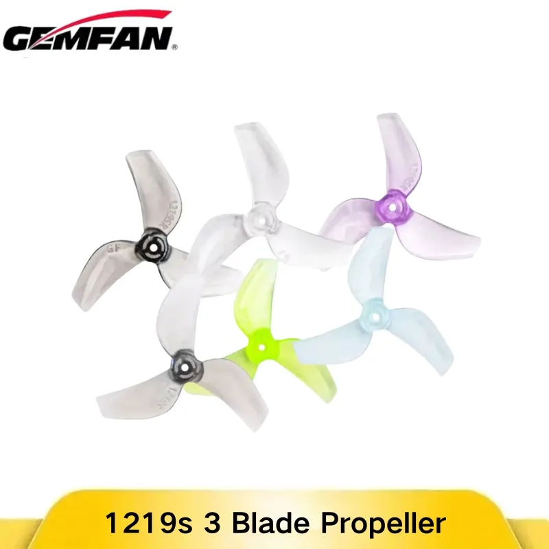 Lot de 6 Hélices 1mm pour Drone FPV Micro - 0.8mm/1mm Clear