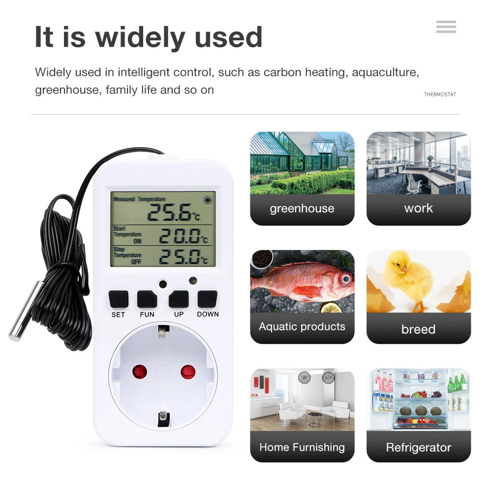 Automatic Temperature Controller For Refrigerator Greenhouse