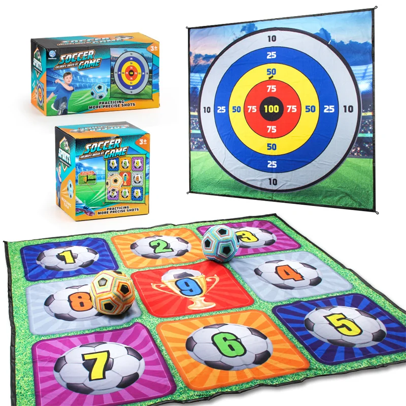 Indoor Children Floor Game Toy Multiplayer Competition Sports Party Game Toy Door Frame Fabric Football Floor Toy for Kid Adult 3