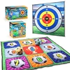 Indoor Children Floor Game Toy Multiplayer Competition Sports Party Game Toy Door Frame Fabric Football Floor Toy for Kid Adult 3