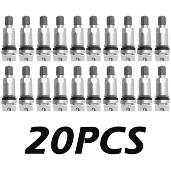 เซ็นเซอร์ความดันยาง TPMS อลูมิเนียมวาล์วเปลี่ยนชุดซ่อมสําหรับ Hyundai Kia Honda Nissan BMW 52933-F2000 36106881890 9