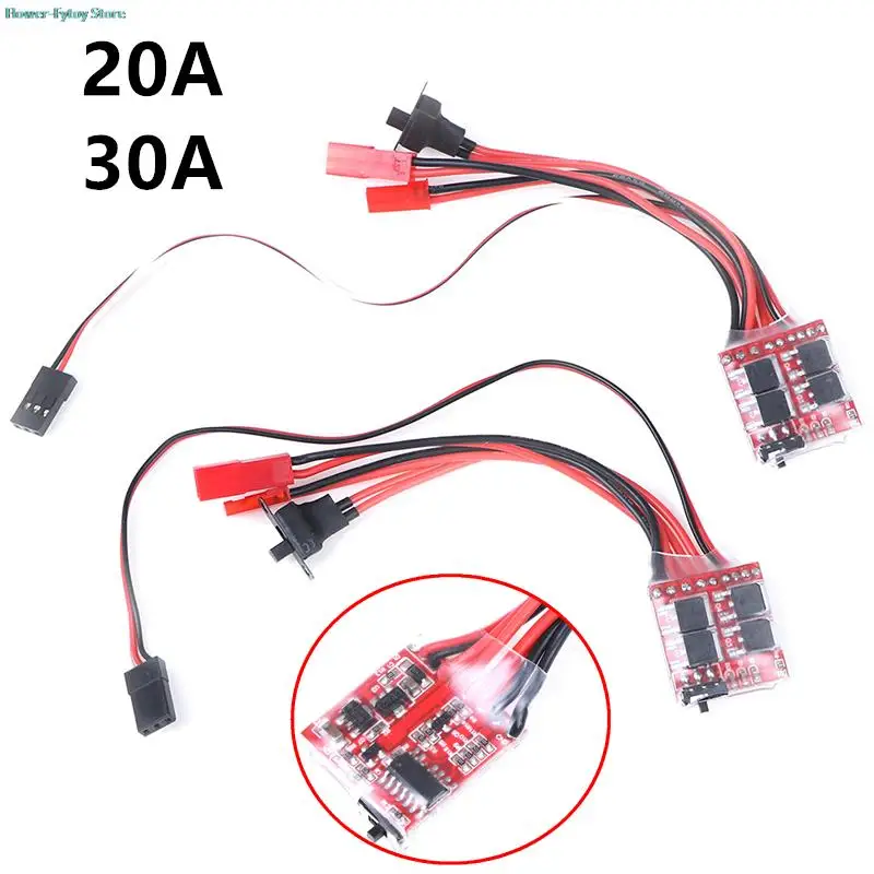 

ESC Motor Speed RC ESC 2KHz Forward Reverse Brush Brake RC 2S For Controller Boat Car Prototank Top Regulator 20A ESC 30A NEW