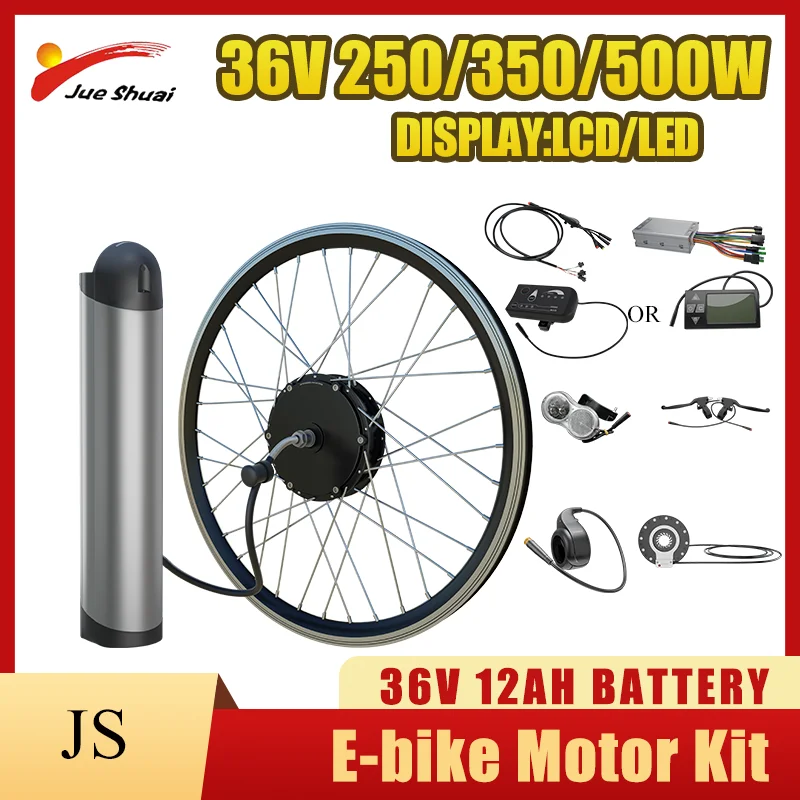 

Комплект для переоборудования электрического велосипеда 36V 250/350/500W комплект для переоборудования электровелосипеда, батарея чайника, ЖК-дисплей, передний задний мотор-колесо для электровелосипеда