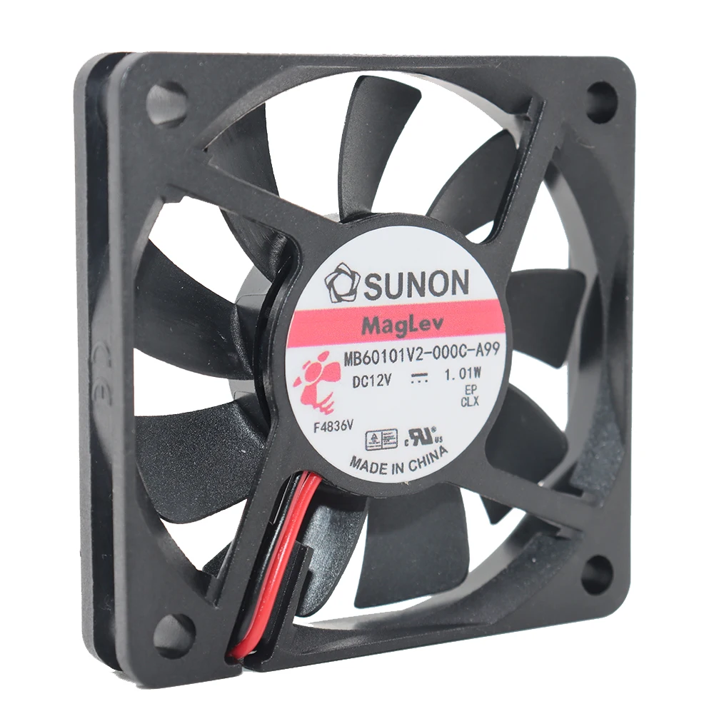 새롭게 제작된 MB60101V2-000C-A99 6010 12V 1.01W 6CM 무소음 자기 부상 팬