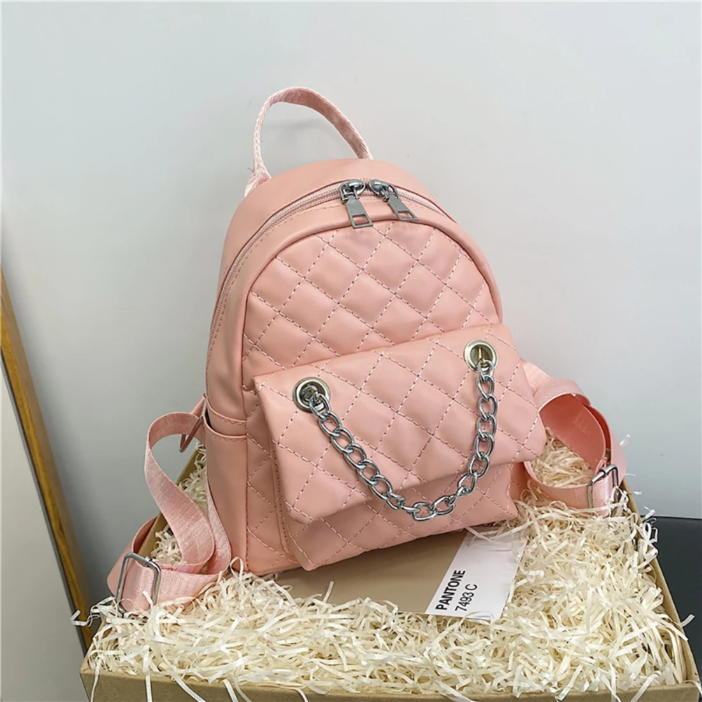 PU Leather Shoulder Mini Small Backpack Ladies 2022 Brand New Phone Pouch  Pack Ladies School Backpack Bags for Women Mochilas