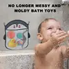 Baby Cartoon Animal Shape Shower Mesh Bag for Bath Toys Hanging Bathroom Storage Organizer Holder Children Water Toy Net Bag 3
