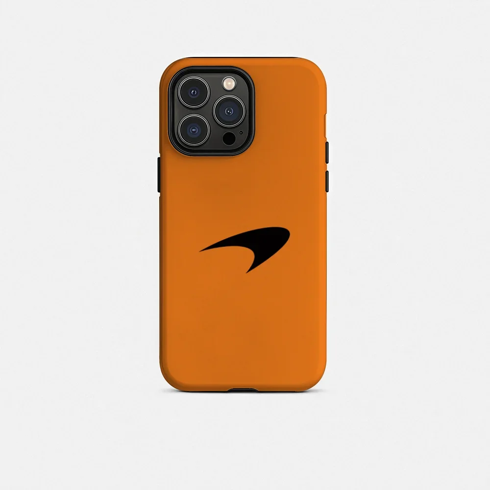 Glossy HD Double-Layer Liquid Back Film Hard Shell Sports Car Phone Case