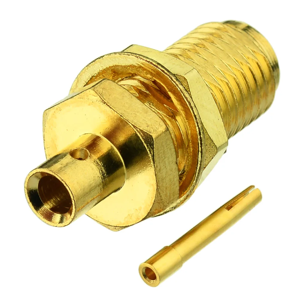 SMA Female RF Coaxial Connectors for Semi Rigid Cable