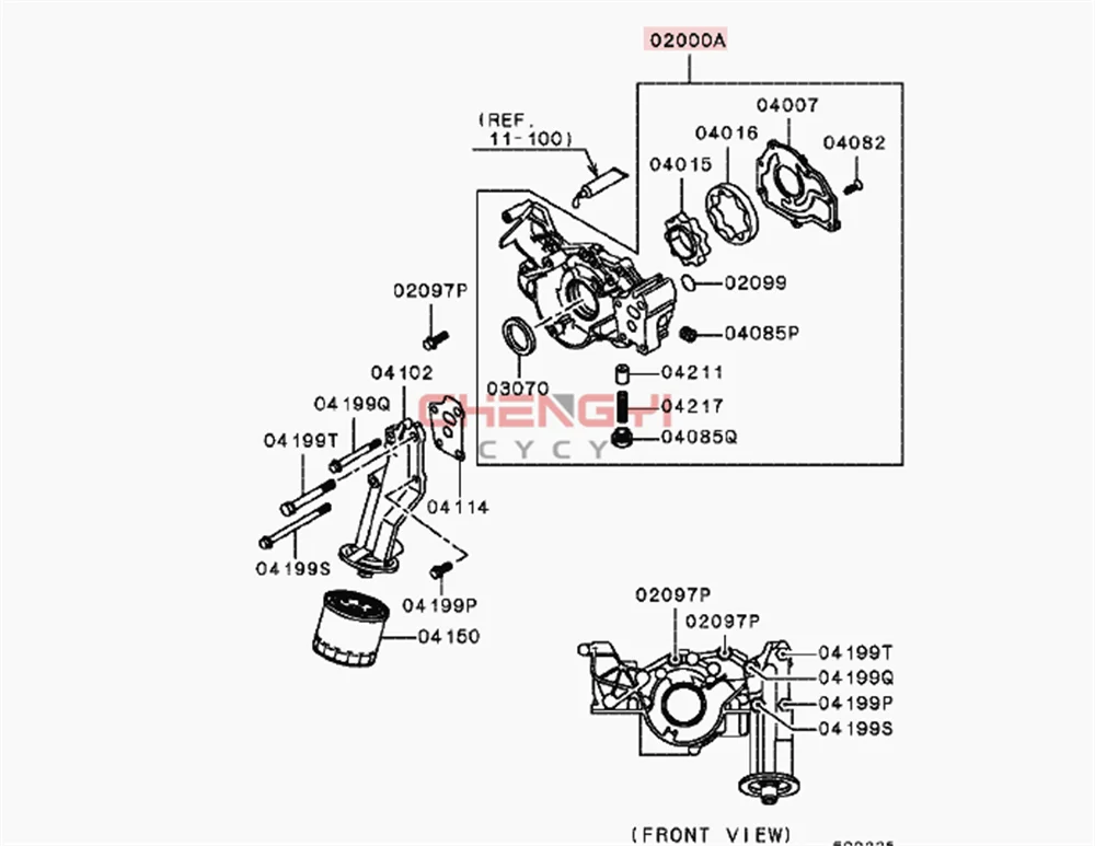2003 Mitsubishi Magna 2001 Mitsubishi Montero Timing Marks Fender