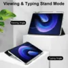 Case for Xiaomi Mi Pad 5 Pro 11 MiPad 6 Pro 11 7 PRO 11.2 HD Transparent Case Redmi pad SE 11 PRO 12.1" with Awake / Sleep Cover 3