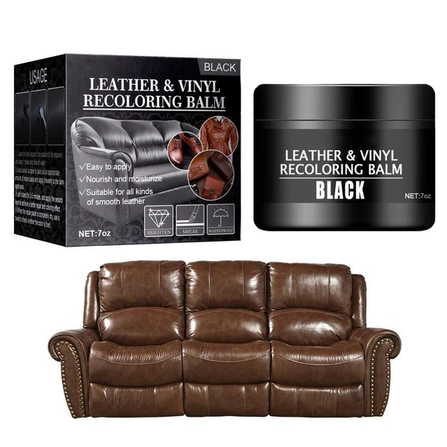 Leather And Vinyl Repair Kit Black Leather Repair Kit Leather Recoloring  Balm Repairs Burns Holes Rips For Furniture Couches - AliExpress