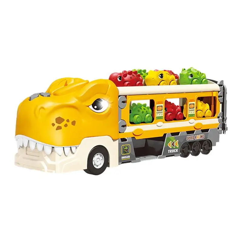 

Dinosaur Pull Back Vehicles 19pcs Folding Dinosaur Pull Back Toy Cars With Light And Sound Funny Dinosaur Toy Aged 2-6