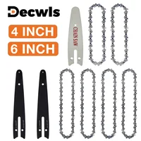 12-Pack 4/6" Chains,Home 4/6" Mini Chainsaw Accessories (Guide/Chain) Replacement Chains For Cordless Pruning Saws,Cutting Tools 1