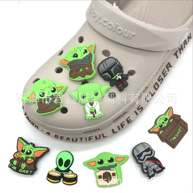 Single Sale Wholesale Star Monster Battle Figure Anime Sandals Accessories Craft Shoes Buckle Decorations Crox Jibz Charm Gifts