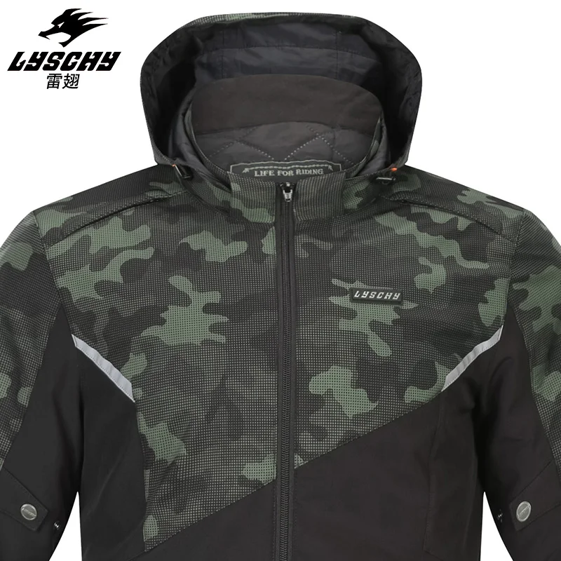 LYSCHY 겨울 따뜻한 방수 옥스포드 천, CE 인증, 장거리, 데일리 사이클링 랠리, 모토크로스 오토바이 재킷 바지