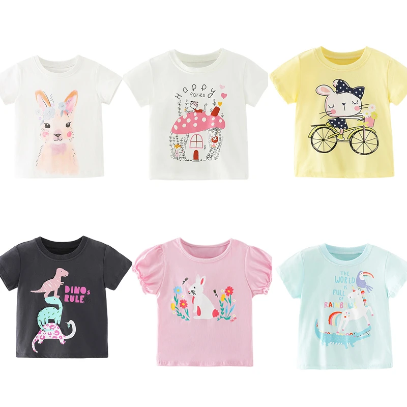 2022 Lovely 28Y Toddler Summer Clothes Short Sleeves Baby Girls T